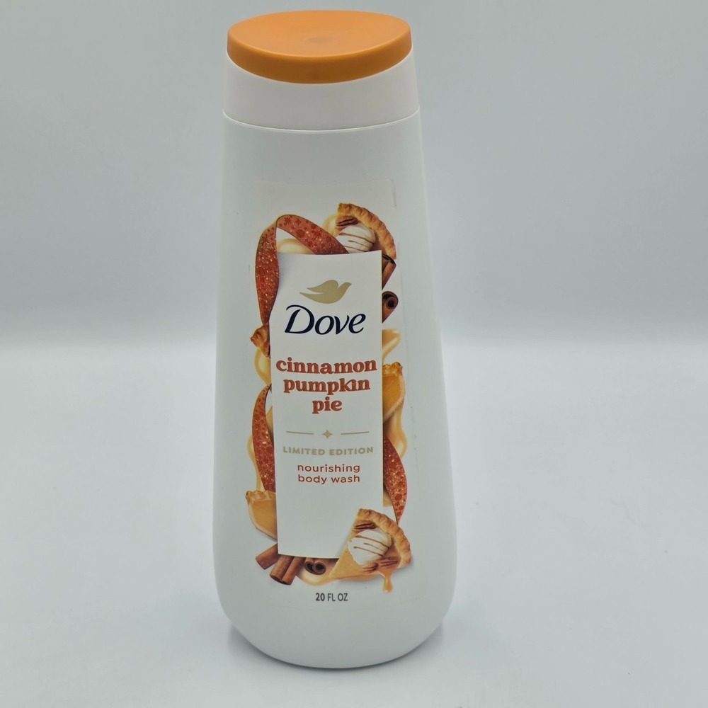 Dove Limited Edition Holiday Treats Body Wash Cinnamon Spice Pumpkin Pie 20oz